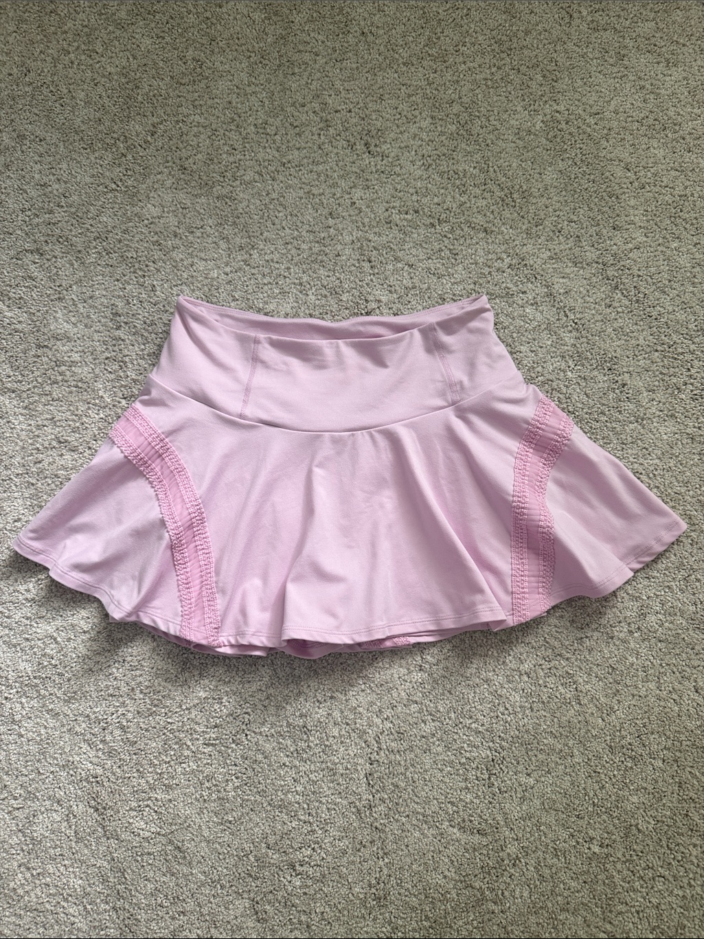 Free People Fp Movement Pleats And Thank You Tennis Skort Sz M Powder Pink